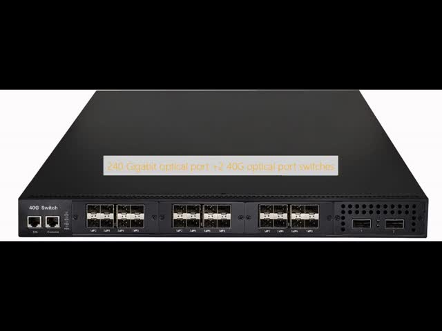 240 기가비트 광학 포트 +2 40G 광학 포트 스위치