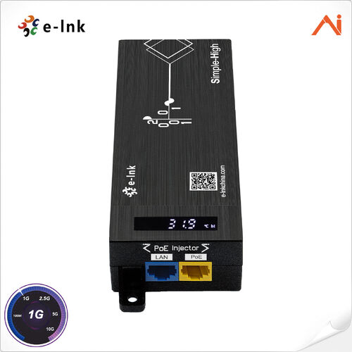 Latest company news about E-Link LNK-AIPSE301M: LED 디스플레이로 세계 최초의 AI 스마트 PoE 주입기 30W/60W/90W PoE++ 솔루션