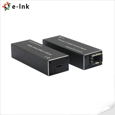 노트북/PC/태블릿용 SFP 파이버 네트워크 어댑터에 마이크로 미니 USB C