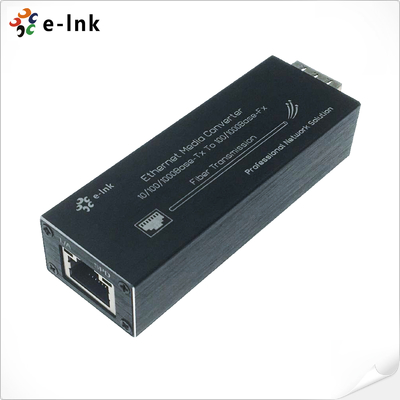 극소 소형 10/100/1000BASE-T 내지 100/1000BASE-X SFP 미디어 컨버터