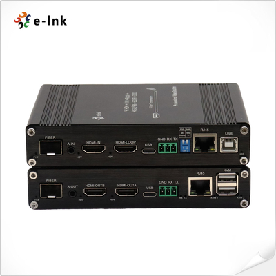 다기능 4K 60Hz HDMI KVM 섬유 확장기
