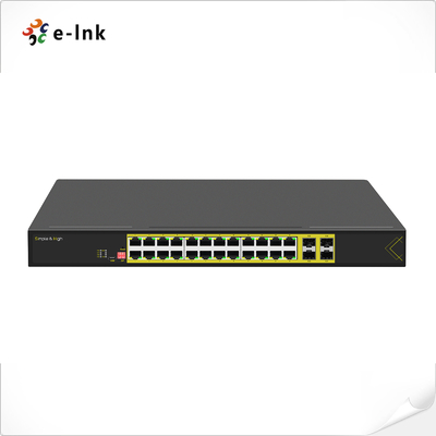 L2+ 관리된 랙 마운트 24포트 10/100/1000T + 4포트 1000X SFP 이더넷 스위치