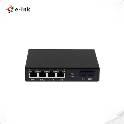 1x10G SC 섬유 포트 + 4 x 10/100/1000M 이더넷 RJ45 포트