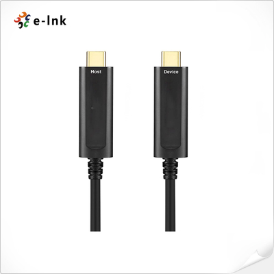 USB3.1 C형에서 C형 광섬유 케이블