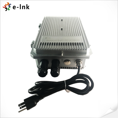 95W 야외 산업용 IP67 방수 802.3bt PoE+ 주입기