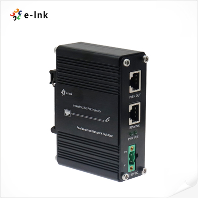12~48V DC 전력 입력 산업용 5G PoE+ 주입기