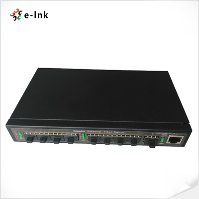 8x100M SFP 포트 + 1x1000M SFP 포트 / TP 포트 (콤보) 업링크 광 스위치