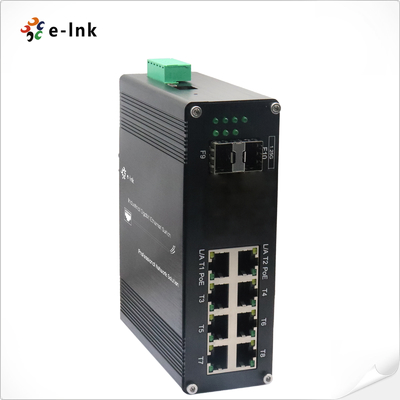산업용 L2+ 8포트 10/100/1000T + 2포트 1000X SFP 관리형 이더넷 스위치