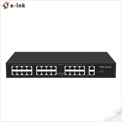 24*10/100M PoE + 2*10/100/1000M Uplink RJ45 + 1*1000M Uplink SFP 이더넷 스위치