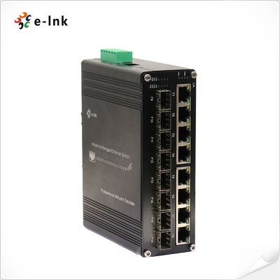 산업용 L2+ 8포트 10/100/1000T + 8포트 1000X SFP 매니지드 이더넷 스위치