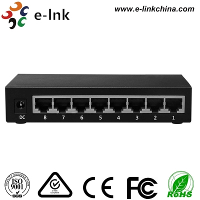 관리되지 않은 8 포트 10/100/1000Mbps 이더넷 스위치