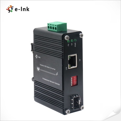미니 산업용 10G/5G/2.5G/1G/100M 구리 - 10GBASE-X SFP+ 미디어 컨버터