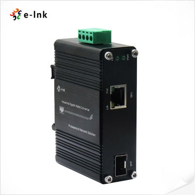 quality 미니 산업용 100/1000BASE-X SFP에서 10/100/1000BASE-T 30W PoE+ 미디어 변환기 factory