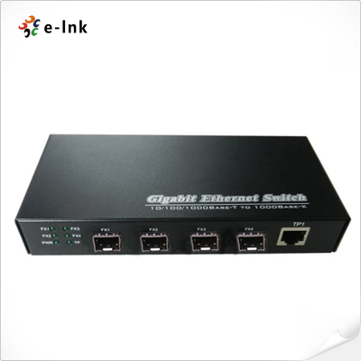 자가 구성 3포트 10/100/1000BASE-T + 4포트 1000BASE SFP 이더넷 스위치
