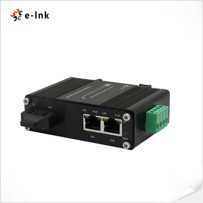 미니 산업용 1포트 1000X ~ 2포트 10/100/1000Base-T 60W PoE++ 미디어 변환기