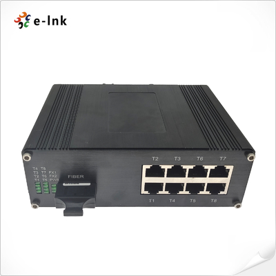 산업용 8-포트 10/100/1000Base-T + 1-포트 1000Base-X 이더넷 스위치