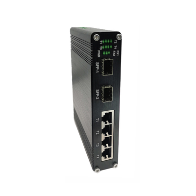 산업용 4포트 10/100/1000Base-T + 2포트 1000BASE-X 이더넷 스위치