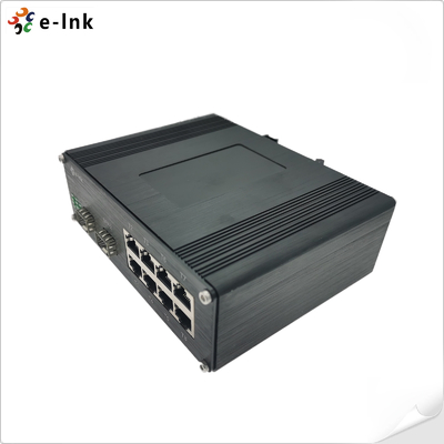 산업용 8-포트 10/100/1000T 802.3bt PoE + 2-포트 100/1000BASE-X 이더넷 스위치