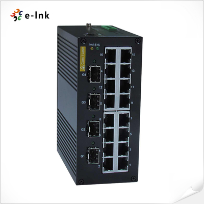 관리 산업 이더넷 스위치: 16 x 10/100BASETX + 4 x 1000BaseX SFP