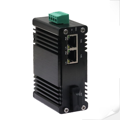 미니 산업용 1포트 1000X ~ 2포트 10/100/1000X 30W PoE+ 미디어 변환기