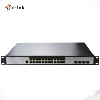 L3 24-포트 10/100/1000T + 4-포트 10G SFP+ 관리 이더넷 스위치