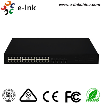 L3 관리 24G + 4 10G SFP+ 이더넷 스위치