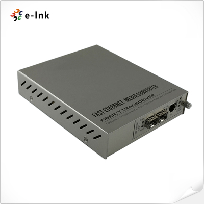 1포트 10/100/1000Base-T + 2포트 1000Base-SFP (1+1) 이중화 광 미디어 컨버터