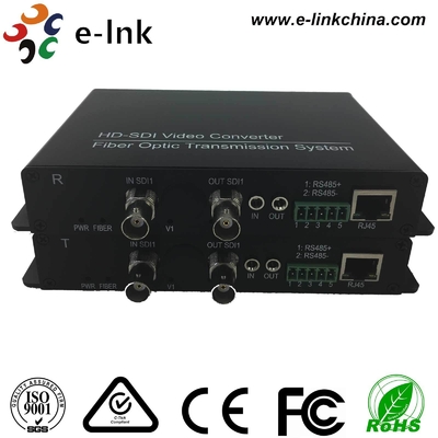 SD/HD/3G-SDI + RS485/RS422/RS232 데이터 + 10/100M 이더넷