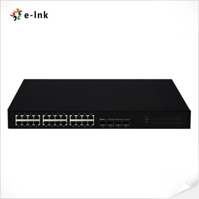 L3 관리 24G + 4x1000M SFP 이더넷 스위치
