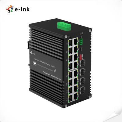 산업용 L2+ 16-포트 10/100/1000T + 4-포트 1000X SFP 관리 이더넷 스위치