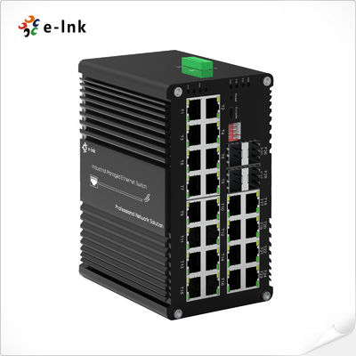 Industrial L2+ 24-Port 10/100/1000T + 4-Port 1000X SFP Managed Ethernet Switch