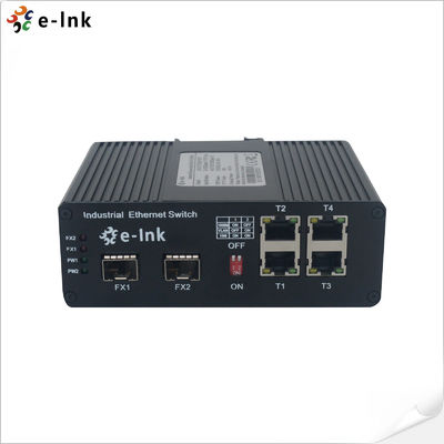 quality 산업용 4포트 10/100/1000BASE-T + 2포트 1000BASE-SFP 250m PoE 스위치 factory