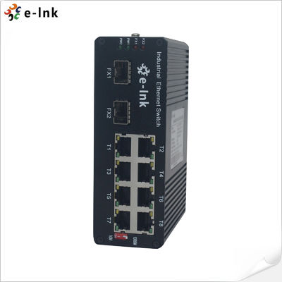 산업용 8포트 10/100/1000BASE-T + 2포트 1000BASE-SFP 250m PoE 스위치