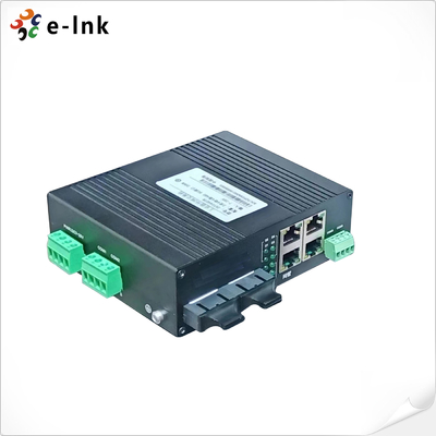 L2+ 산업용 4-포트 10/100TX + 4-포트 RS485 + 2-포트 100FX 링 관리 이더넷 스위치