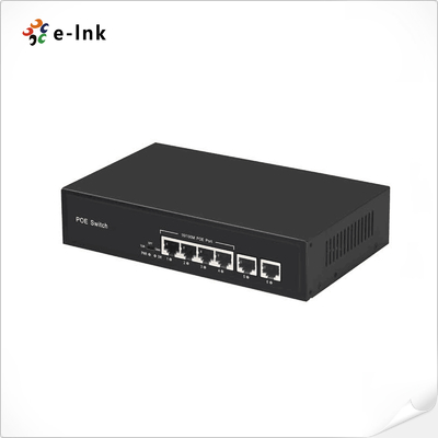 4포트 10/100BASE-T PoE 및 2포트 100BASE-T 업링크 이더넷 스위치