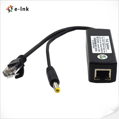 12V PoE 스플리터 국제 표준 IEEE802.3 af (15.4W) 를 지원합니다