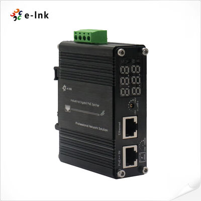 quality 산업용 기가비트 802.3bt PoE++ 스플리터 LED 디스플레이 및 조절 가능한 출력 전압 5V ~ 36V DC factory