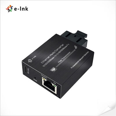 quality IP 카메라용 E-link 10/100/1000Base-Tx to 100/1000Base-Fx 이더넷 SC 미디어 컨버터 factory