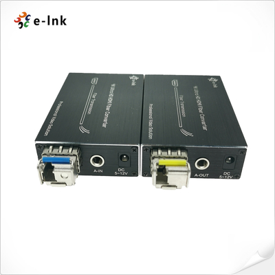 공장 가격 4K HDMI 섬유 확장기 외장 오디오 최대 80km 비디오 변환기